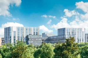 big office buildings